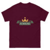 Kiwere-T-Shirt_mens-classic-tee-maroon-front