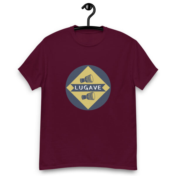 Lugave-T-Shirt_mens-classic-tee-maroon-front