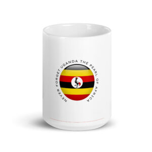 Never Forget Uganda Glossy Ceramic Mug
