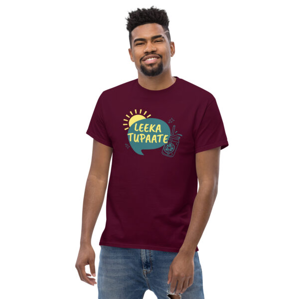 Tupaate-unisex-t-shirt_mens-classic-tee-maroon-front