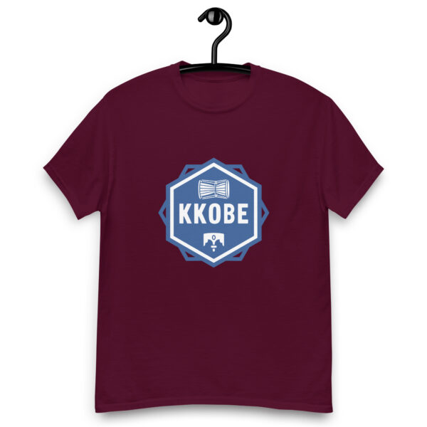 kkobe-unisex-t-shirt_mens-classic-tee-maroon-front