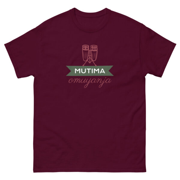 mutima-omuyanja-t-shirt_mens-classic-tee-maroon-front