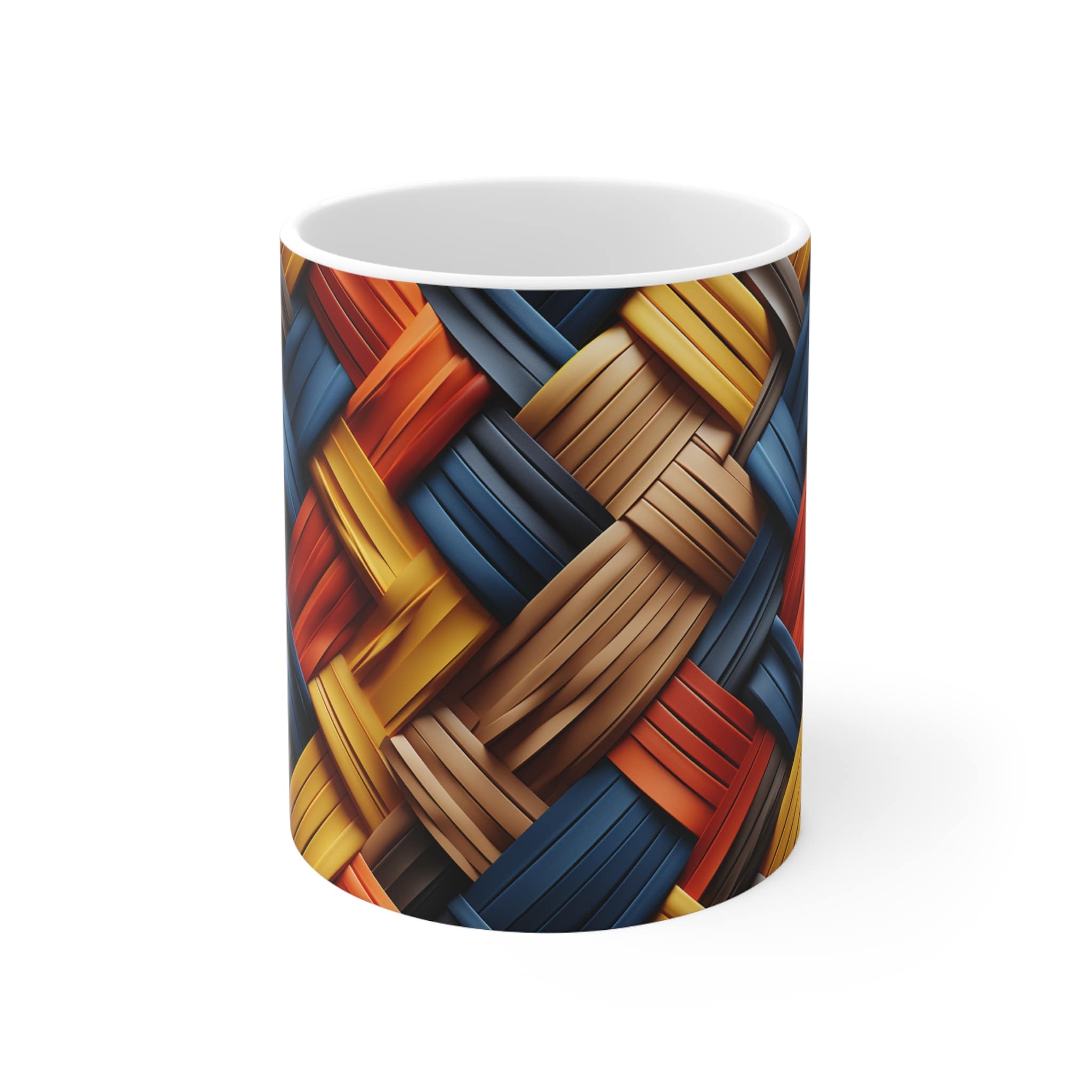 Ugandan Tapestry Ceramic Mug