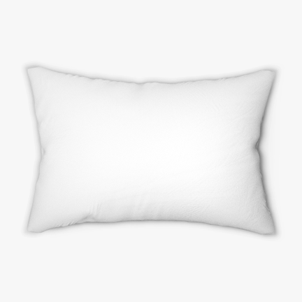 Plain white premium pillow