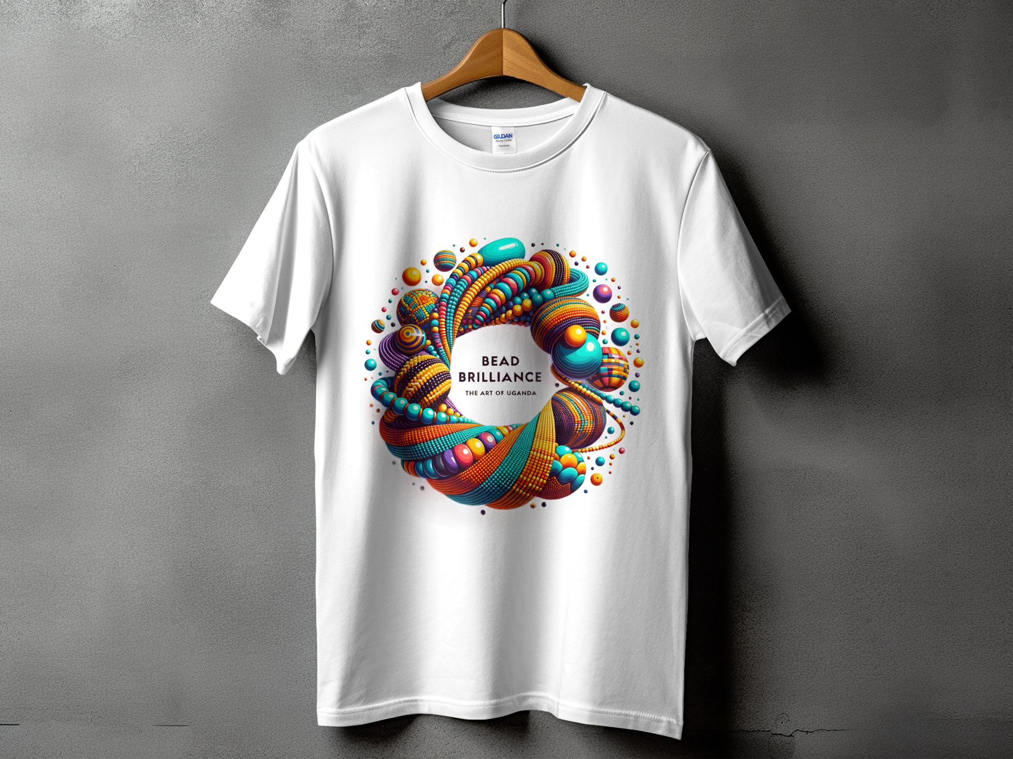 Unisex Abstract Beadwork T-shirt