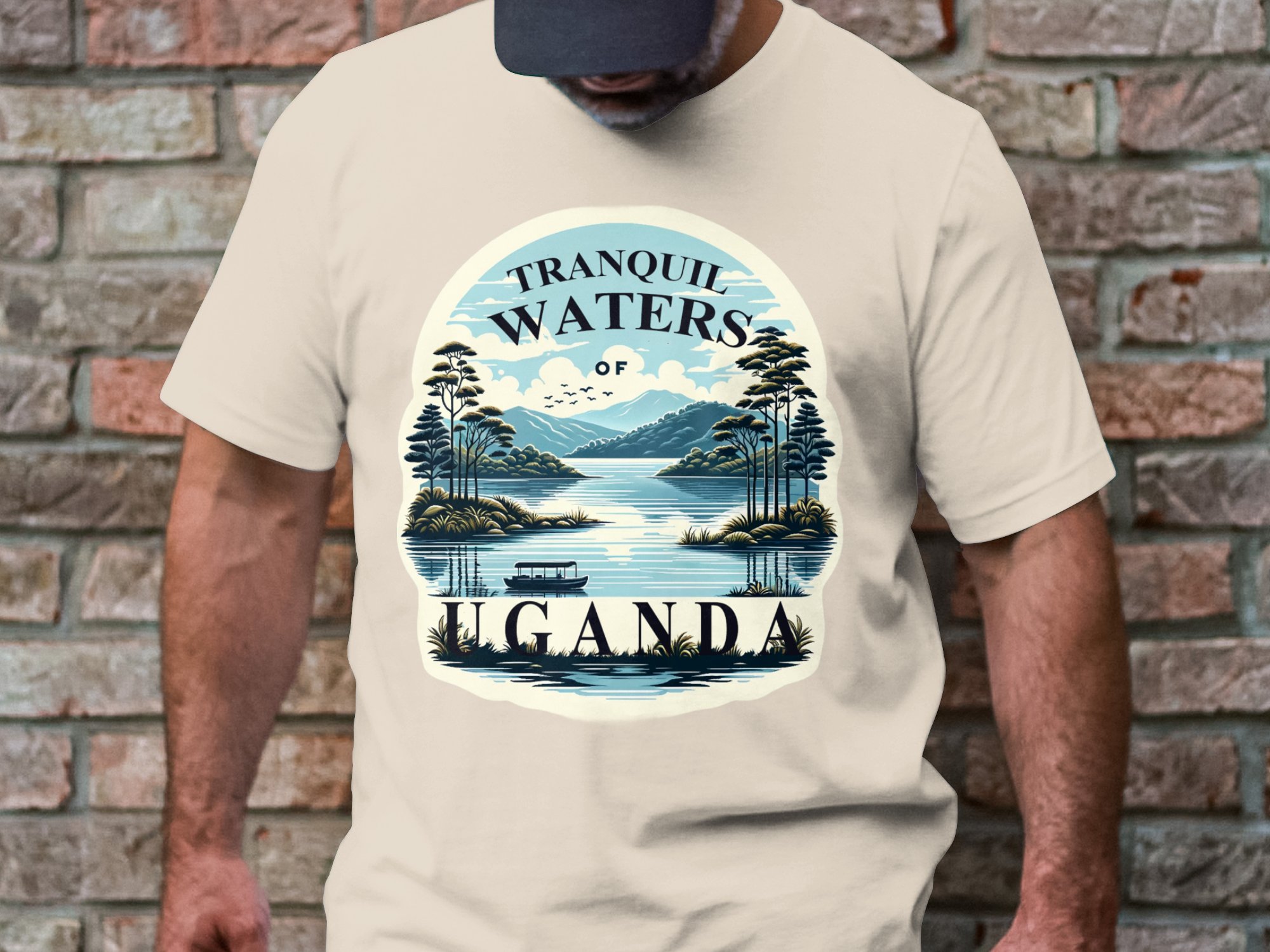 Unisex Tranquil Waters of Uganda Tee