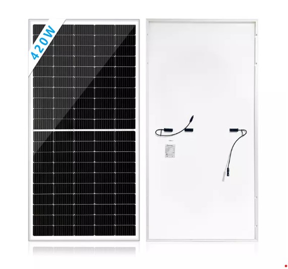 Mono Half Cell 420W Solar Panel – High Efficiency, 12-Year Warranty